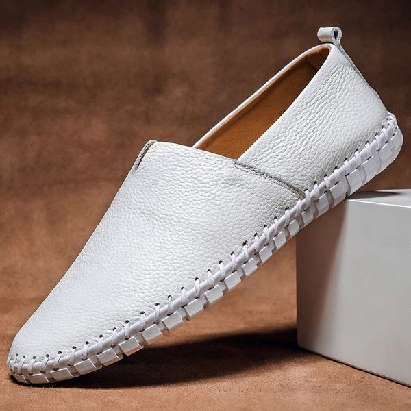 MASSIMO LEATHER LOAFERS