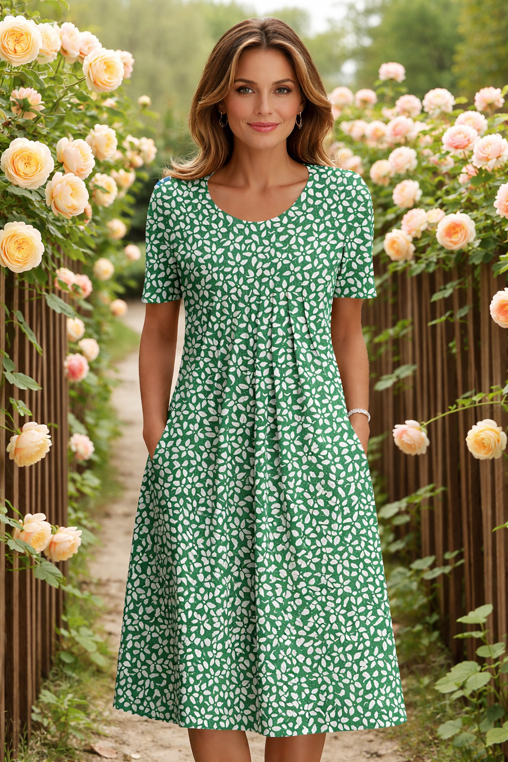 Harper | Elegant Dress With Tummy Coverage