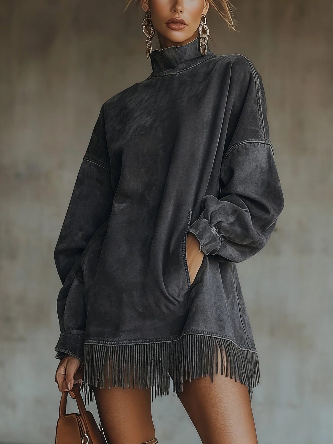 Nathalie - Fringe Dress