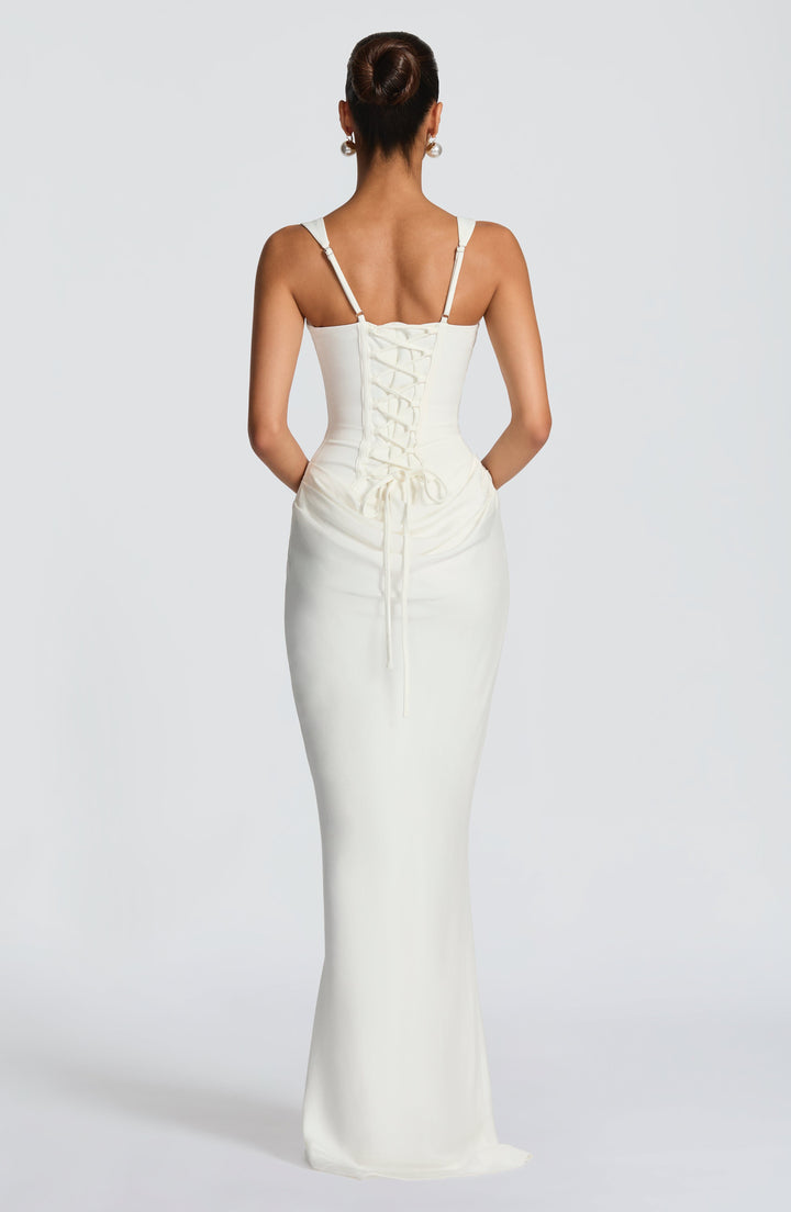 Leonor - Square-Neck Maxi Dress